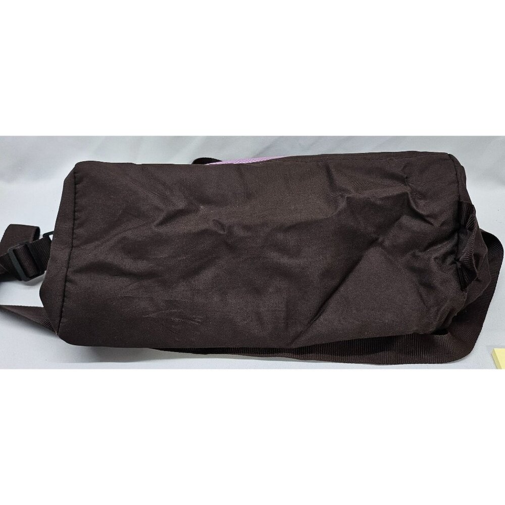 Puma Mesh Duffel Bag Purple Gym Pockets Shoulder Strap Handle - Picture 8 of 13
